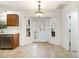 Kitchen with bay window and access to deck at 117 London Plain Ct, Cary, NC 27513