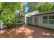 Large deck overlooks private wooded backyard at 1902 Wedgewood Dr, Sanford, NC 27332