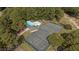 Community pool and tennis courts at 1902 Wedgewood Dr, Sanford, NC 27332