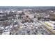 Aerial view highlighting home's position within the neighborhood at 507 Price Ave, Durham, NC 27701