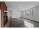 Bright living room featuring hardwood floors and a fireplace at 515 W Cardinal St, Siler City, NC 27344