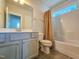 This bathroom is equipped with modern fixtures, a shower, and a bathtub at 54 Cottage Way Way, Pittsboro, NC 27312