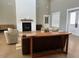 Well-lit clubhouse lounge area with comfortable seating and modern fireplace feature at 62 Faircox Way # 139, Garner, NC 27529