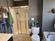 Bathroom with shower/tub combo and toilet at 670 Meadowtop Cir, Burlington, NC 27217