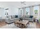 Spacious living room with ample seating, natural light, and stylish decor, ideal for gatherings at 71 Priming Way, Angier, NC 27501