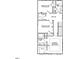 Second floor plan with bedrooms, primary bath, and laundry at 712 Georgias Landing Pkwy # 13, Raleigh, NC 27603