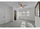 The bedroom offers carpeted floors and neutral walls at 801 Williamsboro St, Oxford, NC 27565