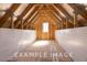 Unfinished attic with potential for future storage or conversion at 71 Priming Way, Angier, NC 27501