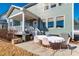 Outdoor patio with table and chairs, perfect for dining al fresco at 101 Copper Leaf Ave, Chapel Hill, NC 27516