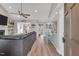 Living room with fireplace and hardwood floors at 108 Somerset Ct, Mebane, NC 27302