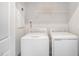 Laundry room with side-by-side washer and dryer at 1267 Willow Tree Way, Graham, NC 27253