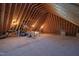 Large unfinished attic with plenty of storage space at 1313 Enderbury Dr, Raleigh, NC 27614