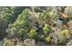 An aerial view of a charming home surrounded by mature trees, providing a sense of seclusion and natural beauty at 1909 Pearces Rd, Zebulon, NC 27597