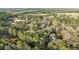 Expansive aerial shot of a secluded property surrounded by dense trees and a peaceful, natural landscape at 1909 Pearces Rd, Zebulon, NC 27597