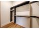 Spacious closet with ample shelving and hanging space at 2011 Angier Ave, Durham, NC 27703