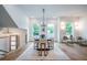 Elegant dining room with hardwood floors and natural light at 2011 Angier Ave, Durham, NC 27703