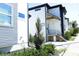 Modern two-story home with gray and white siding at 2011 Angier Ave, Durham, NC 27703