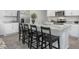 Modern kitchen with stainless steel appliances and granite countertops at 2184 Monk Dr, Haw River, NC 27258