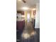 Kitchen with dark wood cabinets, stainless steel appliances, and an island at 320 Eastfield Dr, Rocky Mount, NC 27801