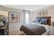 Comfortable bedroom with large bed and window at 3600 Sorda Ct, Raleigh, NC 27610