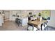 Open concept kitchen with island and dining area at 3600 Sorda Ct, Raleigh, NC 27610