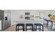 Modern kitchen with granite countertops and stainless steel appliances at 3600 Sorda Ct, Raleigh, NC 27610