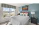Cozy bedroom with a double bed and artwork at 3605 Sorda Ct, Raleigh, NC 27610