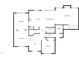 Open floor plan showcasing a kitchen, living room, dining area, and bedrooms at 408 Froyle Ct, Rolesville, NC 27571