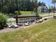 Peace River Village community entrance sign at 5112 N River Sand Trl, Raleigh, NC 27604