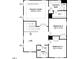 Second floor plan with owner's suite and bedrooms at 5112 N River Sand Trl, Raleigh, NC 27604