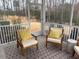Relaxing screened porch with wooded views at 5112 N River Sand Trl, Raleigh, NC 27604
