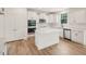 Gorgeous kitchen showcasing a center island, stainless appliances, and ample cabinet space at 92 Frost Meadow Way, Lillington, NC 27546