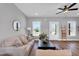 Cozy living room with neutral tones and stylish decor at 1178 Sheriff Johnson Rd, Lillington, NC 27546