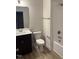 Clean bathroom boasts a shower, vanity, and sleek design for a modern feel at 135 Jones Creek Ln Ln, Lillington, NC 27546