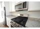 Modern kitchen features stainless steel appliances and granite countertops at 1928 Robin Hill Ln, Raleigh, NC 27610