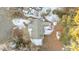 Aerial view of house and yard in winter at 402 Sparella St, Durham, NC 27703