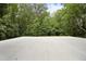 Large concrete patio in backyard, surrounded by trees at 508 Lakeland St # A, Durham, NC 27701