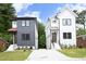 Two modern townhouses side by side with a shared driveway at 508 Lakeland St # B, Durham, NC 27701