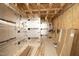 Unfinished basement area with exposed utilities at 508 Lakeland St # B, Durham, NC 27701
