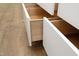 Close-up of dovetail-jointed kitchen drawers at 508 Lakeland St # B, Durham, NC 27701