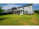 Expansive backyard with lush lawn, perfect for outdoor activities and entertaining guests at 528 Ballast Pt, Clayton, NC 27520