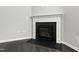 Close-up of the fireplace in the living room at 528 Ballast Pt, Clayton, NC 27520