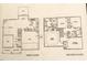Detailed floor plan showcasing the layout of the first and second floors at 528 Ballast Pt, Clayton, NC 27520
