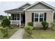 Charming home featuring a welcoming front porch and well-manicured landscaping at 5430 Neuse Ridge Rd, Raleigh, NC 27610
