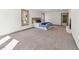 Bright and airy bedroom with neutral carpeting at 8309 Stryker Ct, Raleigh, NC 27615