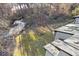 View of a creek and wooded area behind the property at 8309 Stryker Ct, Raleigh, NC 27615