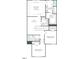 Second floor plan highlighting the primary suite, bedrooms, laundry, and walk-in closets at 907 Montague Ave, Durham, NC 27703
