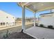 Covered patio with concrete flooring and views of a grassy yard and neighborhood homes at 907 Montague Ave, Durham, NC 27703