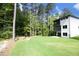 Home with large backyard, surrounded by trees at 914 Ardmore Dr, Durham, NC 27713