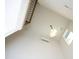 View of a bright stairwell with a modern light fixture and skylight at 914 Ardmore Dr, Durham, NC 27713